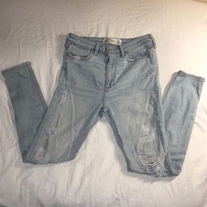 Abercrombie & Fitch Super Skinny High Rise Jeans